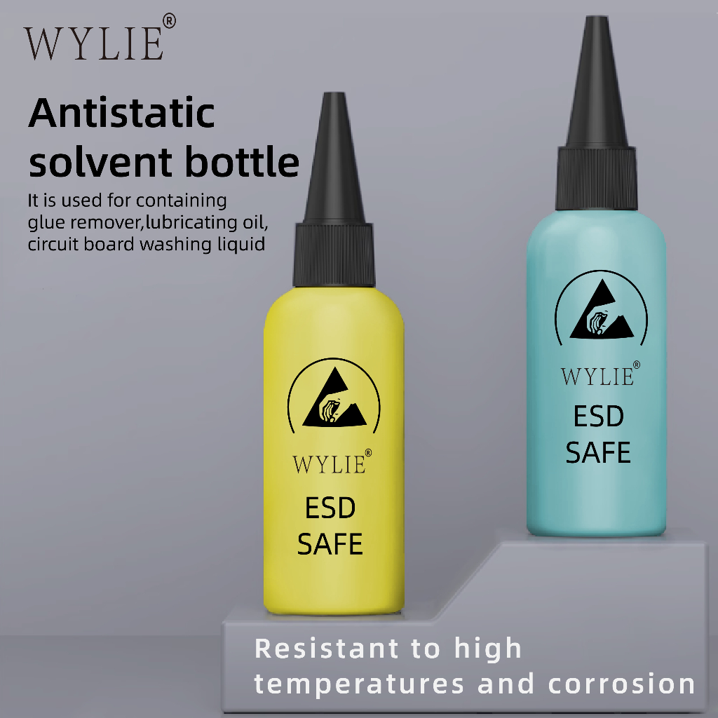 WYLIE ESD Plastic Alcohol Bottle Dispense