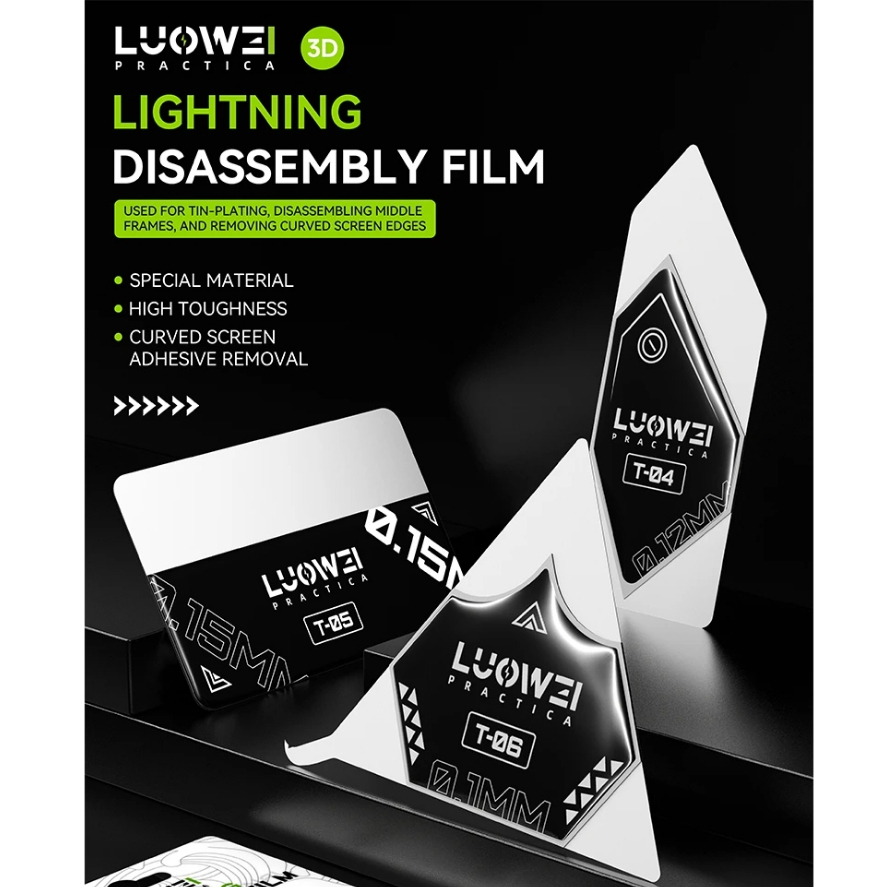 LUOWEI LW-T04/05/06 3-in-1 3D Disassembly Piece Set for Screen / CPU / Battery Removal