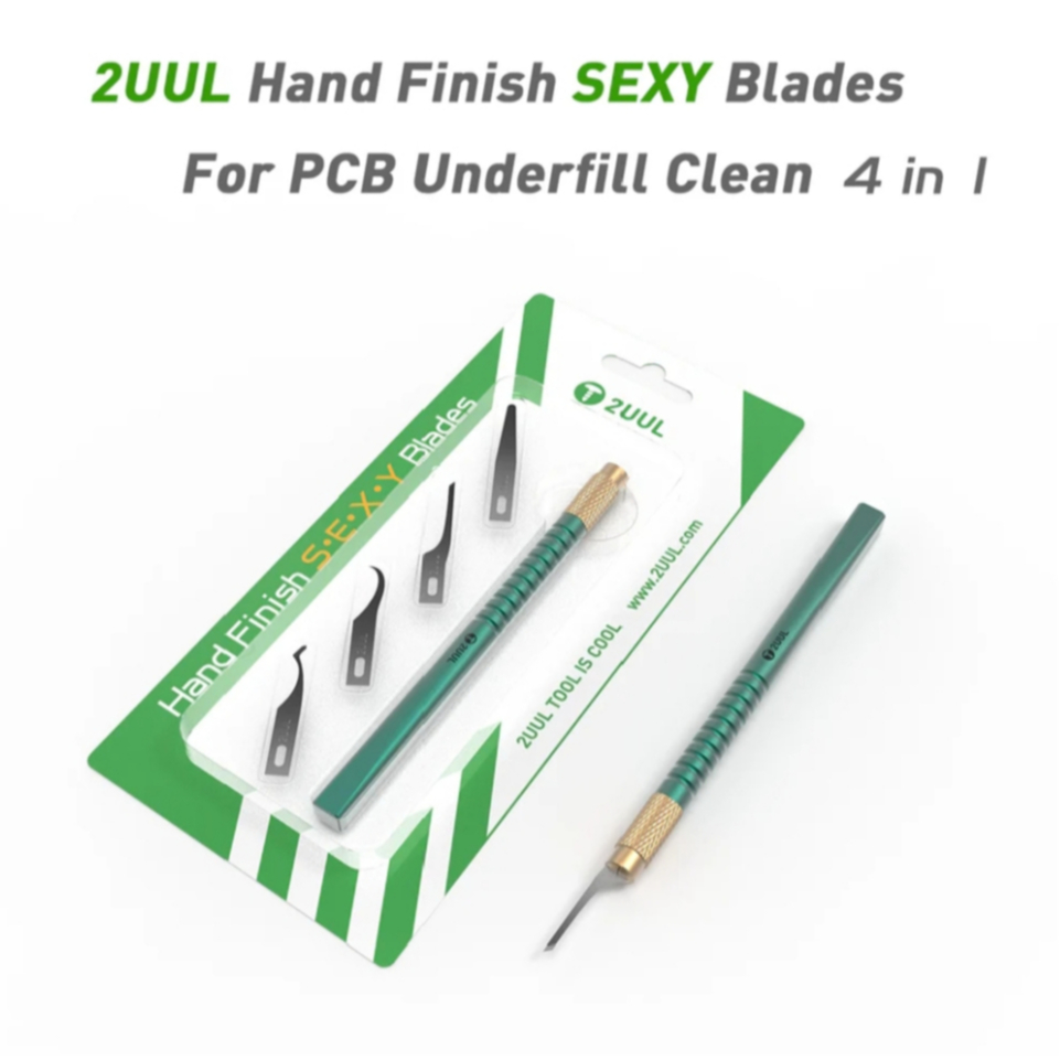 2UUL DA11 / DA13 Hand Finish SEXY Blades Set for PCB Underfill Clean