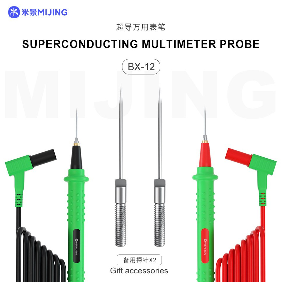 MIJING BX-12 2000V / 20A Multifunctional Stainless Steel Superconducting Multimeter Probe