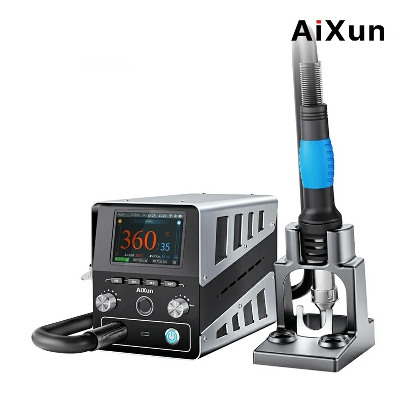 AIXUN H314 1400W Intelligent Digital High Power Hot Air Gun Desoldering Station