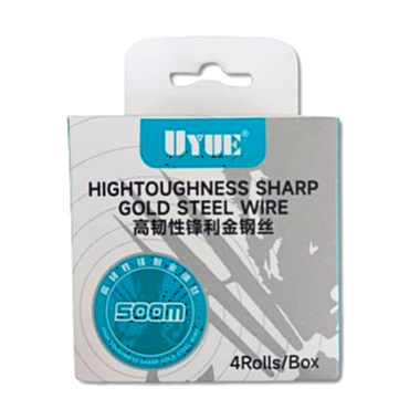 UYUE HIGHTOUGHNESS SHARP GOLD STEEL WIRE 1BOX 4PCN