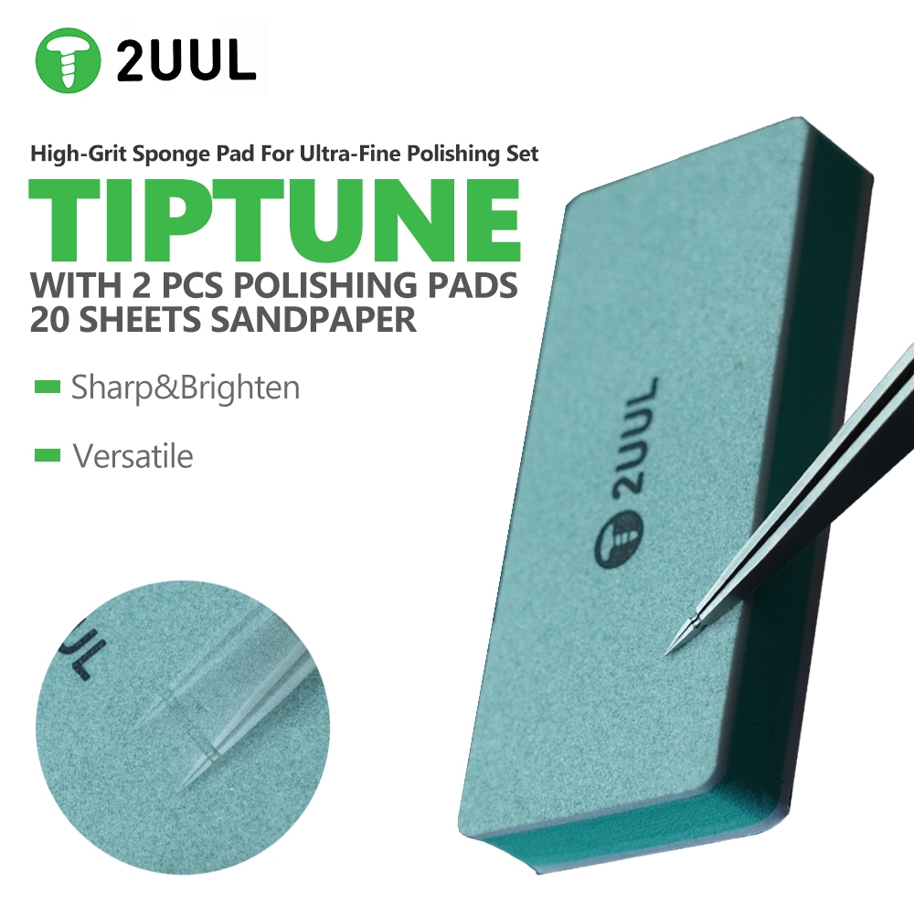 2UUL FM02 High Precision Tweezers Grinding and Polishing Set