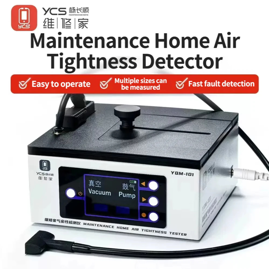 YCS YQM-101 Upgraded Digital Air Tightness Tester for Phones Waterproof Performance Detection