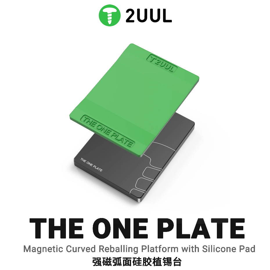 2UUL BH12 THE ONE PLATE Magnetic Curved Reballing Platform with Silicone Pad