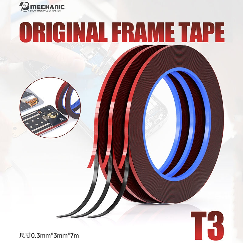 MECHANIC T3 Double-Sided Adhesive Tape for Sealing Mobile Phone Screen / Back Cover - 7Meter