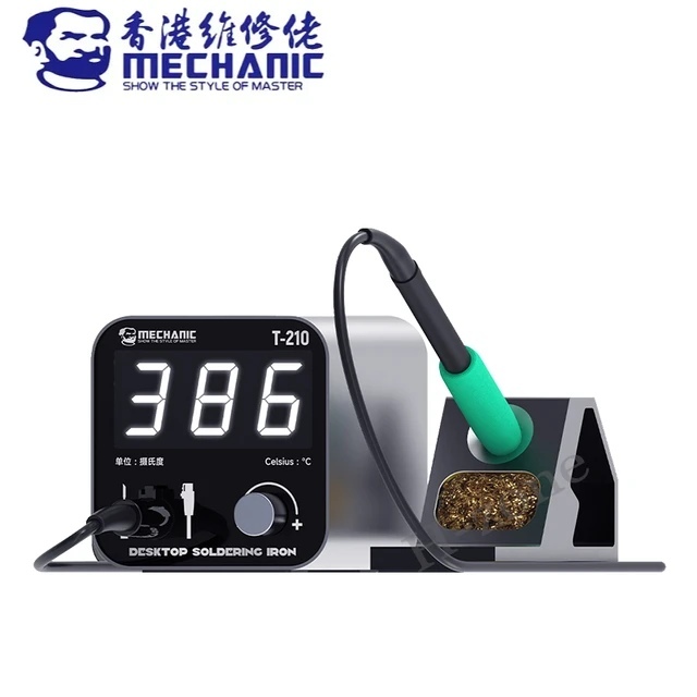 MECHANIC T210 Intelligent LED Digital Display Desktop Soldering Iron with Short Circuit Protection
