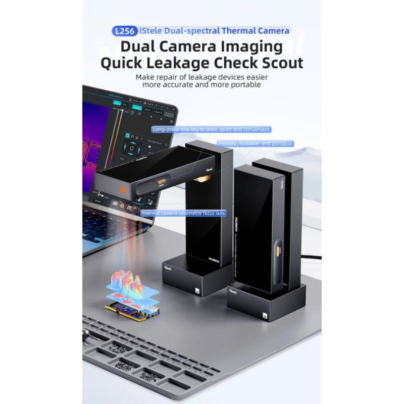 TERMOCAMERA AD INFRAROSSI QIANLI HUBEN L256 DUAL-SPECTRAL