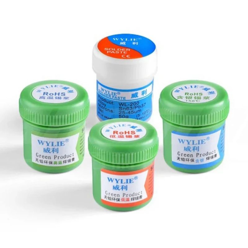 WYLIE WL-202 Solder Paste Maintenance Soldering Tin for iPhone CPU SMT Tin Planting 158 217 199 Degrees
