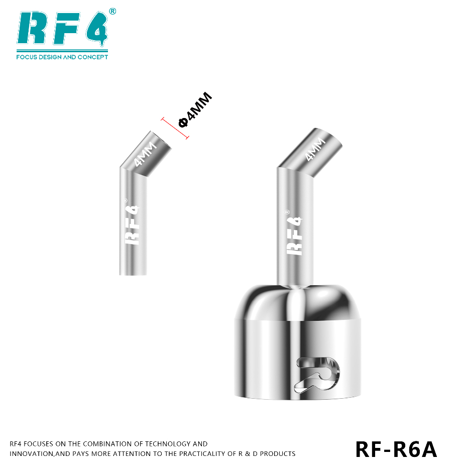 RF4 RF-R6A Diagonal Air Gun Nozzle Set ( 4mm / 5mm / 6mm / 8mm / 10mm / 12mm ) - Image 4