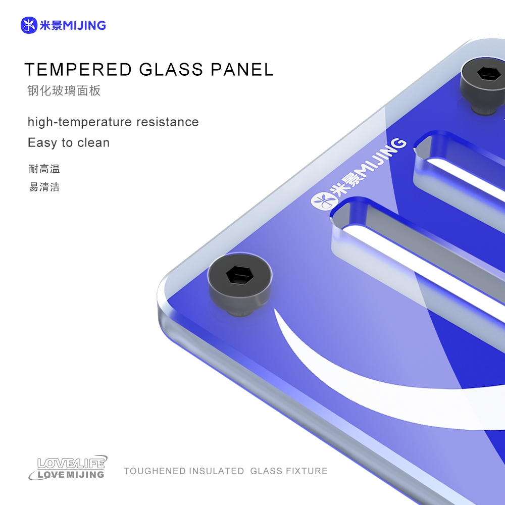 Mijing GK11 Mini Universal Toughened Insulated Glass Motherboard Repair Fixture - Image 3