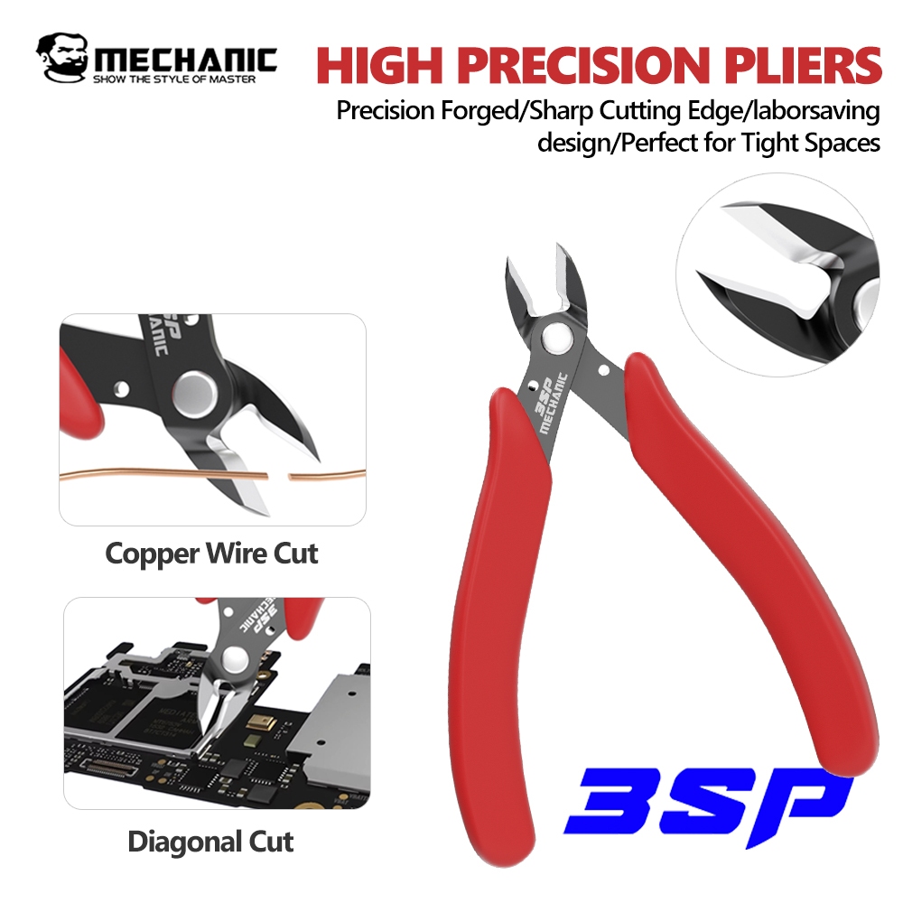 MECHANIC 3SP High Precision Diagonal Cutter Pliers for Mobile Phone Repair