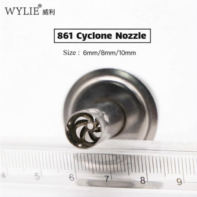 WYLIE 861DW SMD SPAIRL NOZZLE  6MM / 8MM / 10MM