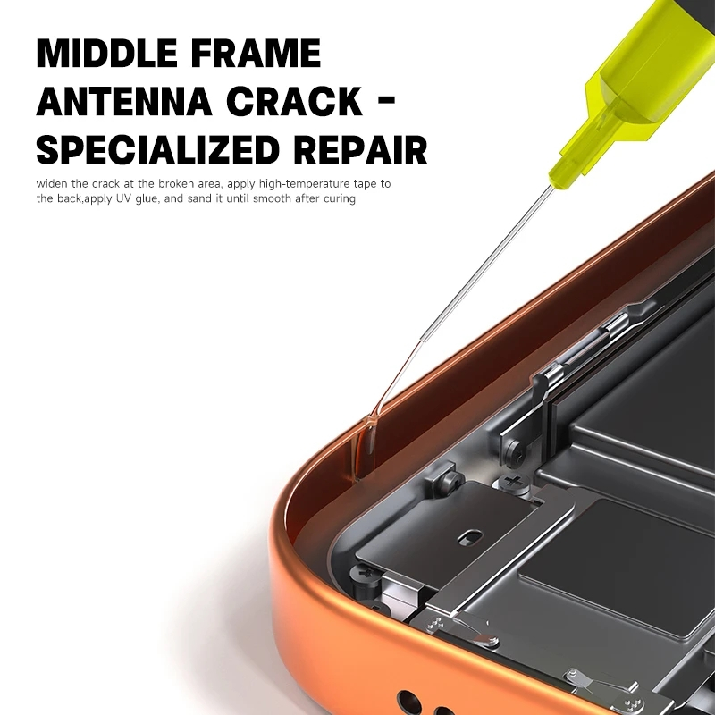LUOWEI LW-128 Cracked Middle Frame UV Glue Exclusvely for Refurbishment - 10ML - Image 3