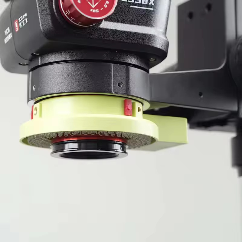 YCS Adjustable 144 LED Ring Light for Binocular / Trinocular Stereo Microscope ( Black ) - Image 5