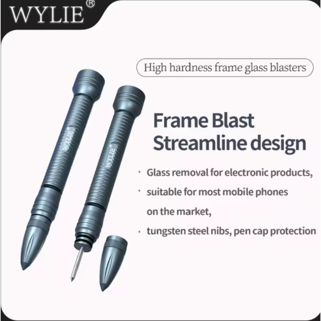 WYLIE High Hardness Frame Glass Blasters For Rear Housing Back Glass Cover Breaker Repair Tools - Image 4