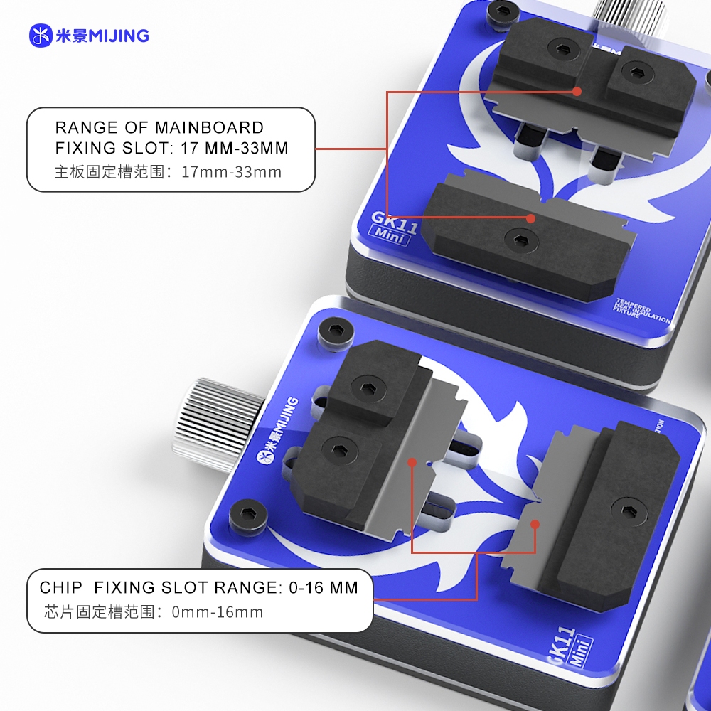 Mijing GK11 Mini Universal Toughened Insulated Glass Motherboard Repair Fixture - Image 4