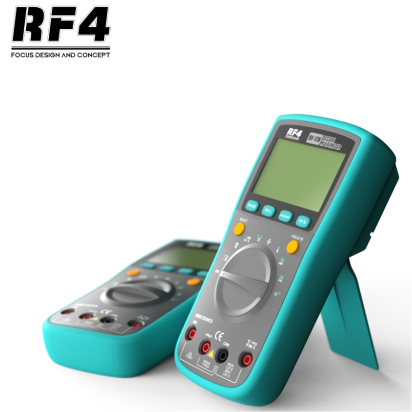 RF4 RF-17N Auto Range 6000 Counts True-RMS High-precision Digital Multimeter