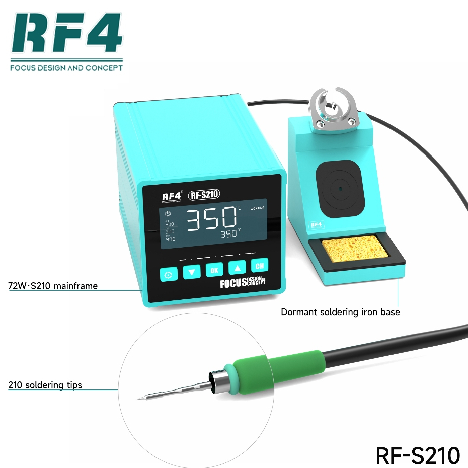 RF4 RF-S210 C210 High Precision Intelligent Control Temperature Soldering Station - Image 3