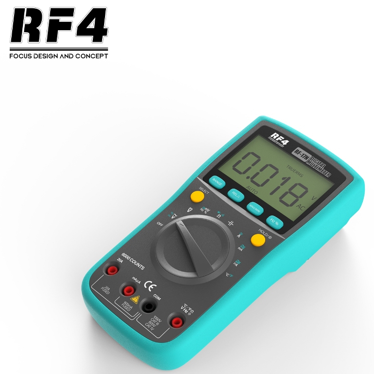 RF4 RF-17N Auto Range 6000 Counts True-RMS High-precision Digital Multimeter - Image 4