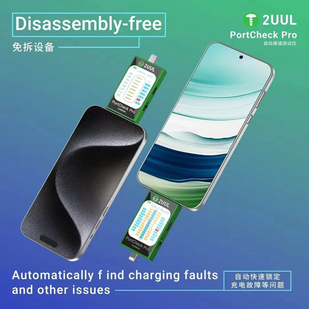 2UUL PW31 PortCheck Pro 5V / 2A Type-C / Lighting Interface Automatic Tail Plug Detector - Image 5