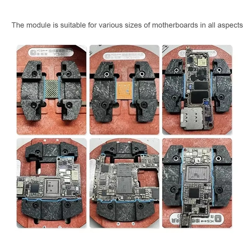 YCS H03 / H03 MAX Universal Motherboard Chip Ring Fixture for Mobile Phone Soldering Repair - Image 5