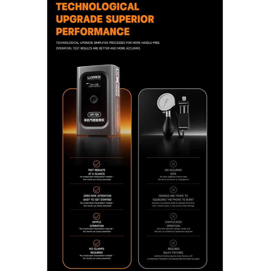 LUOWEI LW-Q4 Mobile Phone Air Tightness Detector compatible with All Mobile Phone Devices - Image 8