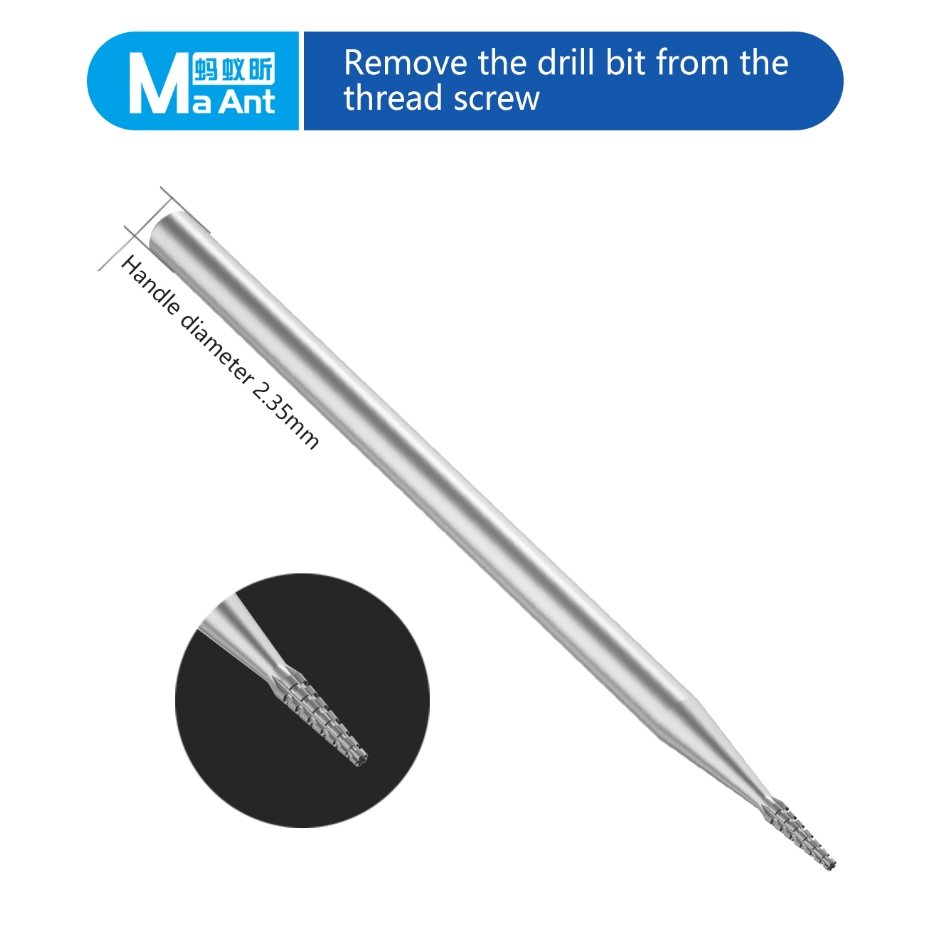 MaAnt Alloy Armor Piercing Sliding Thread Drill Bit for Removing Stripped Thread Screws - Image 5