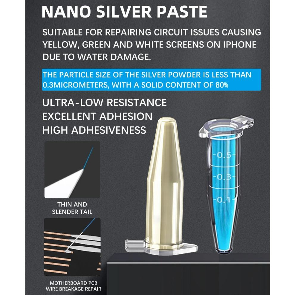 MaAnt M100 Fly Wire Conductive Silver Paste for Mobile Phone ITO Conductive Flexible Screen Repair - Image 5