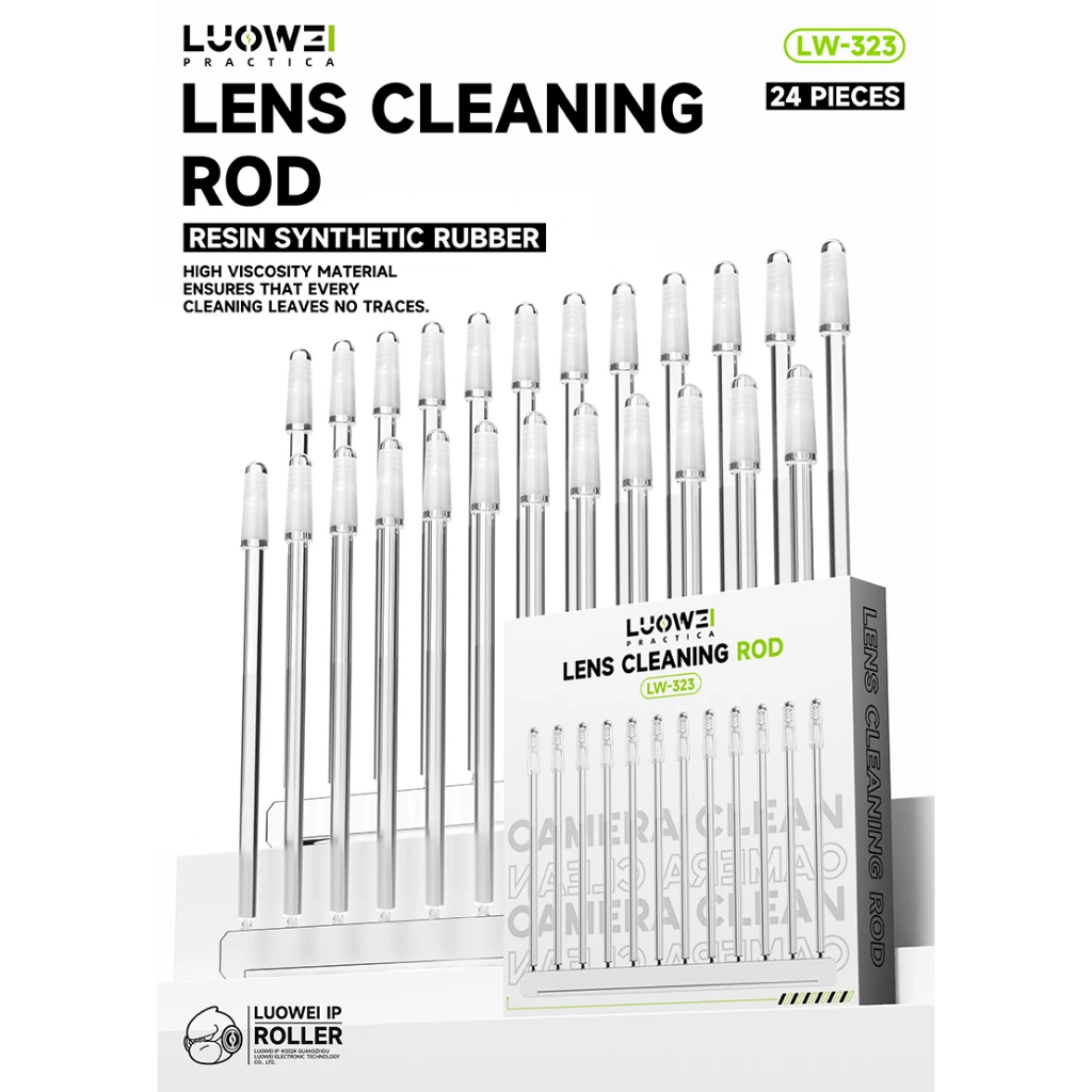 LUOWEI LW-323 Lens Cleaning Rod (24PCS)