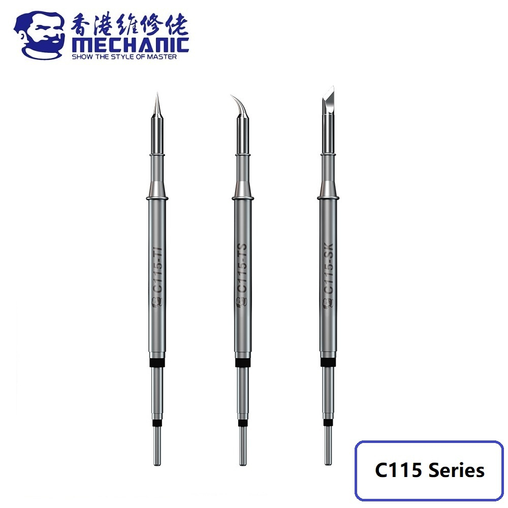 MECHANIC C115 Series Efficient Heat Conduction Lead-free Soldering Iron Tips