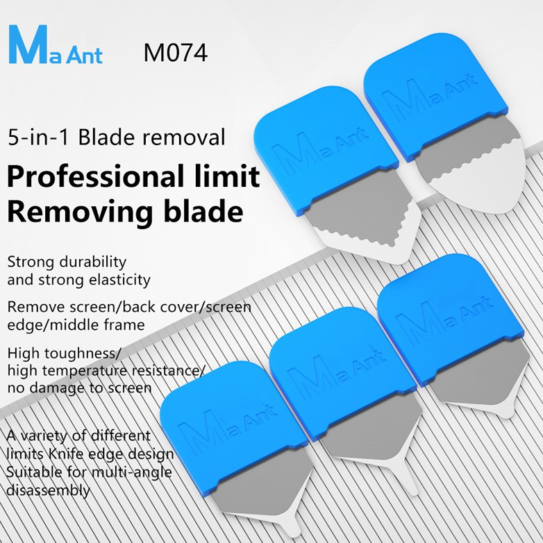 MaAnt M074 5-in-1 Professional Limit Removing Blades for Remove Screen / Back Cover / Middle Frame