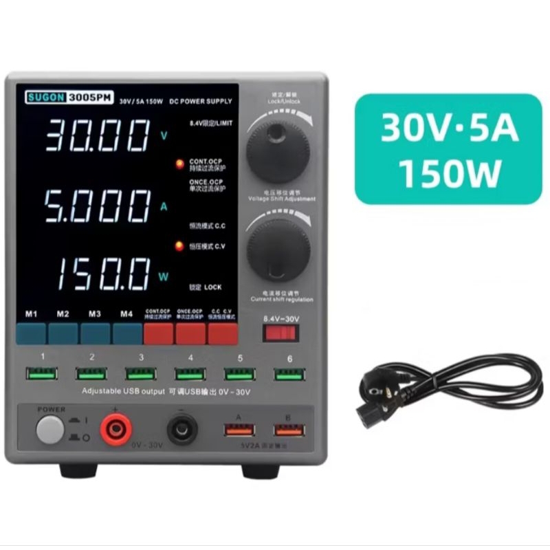 SUGON 3005PM DC POWER SUPPLY 30V/5A 150W