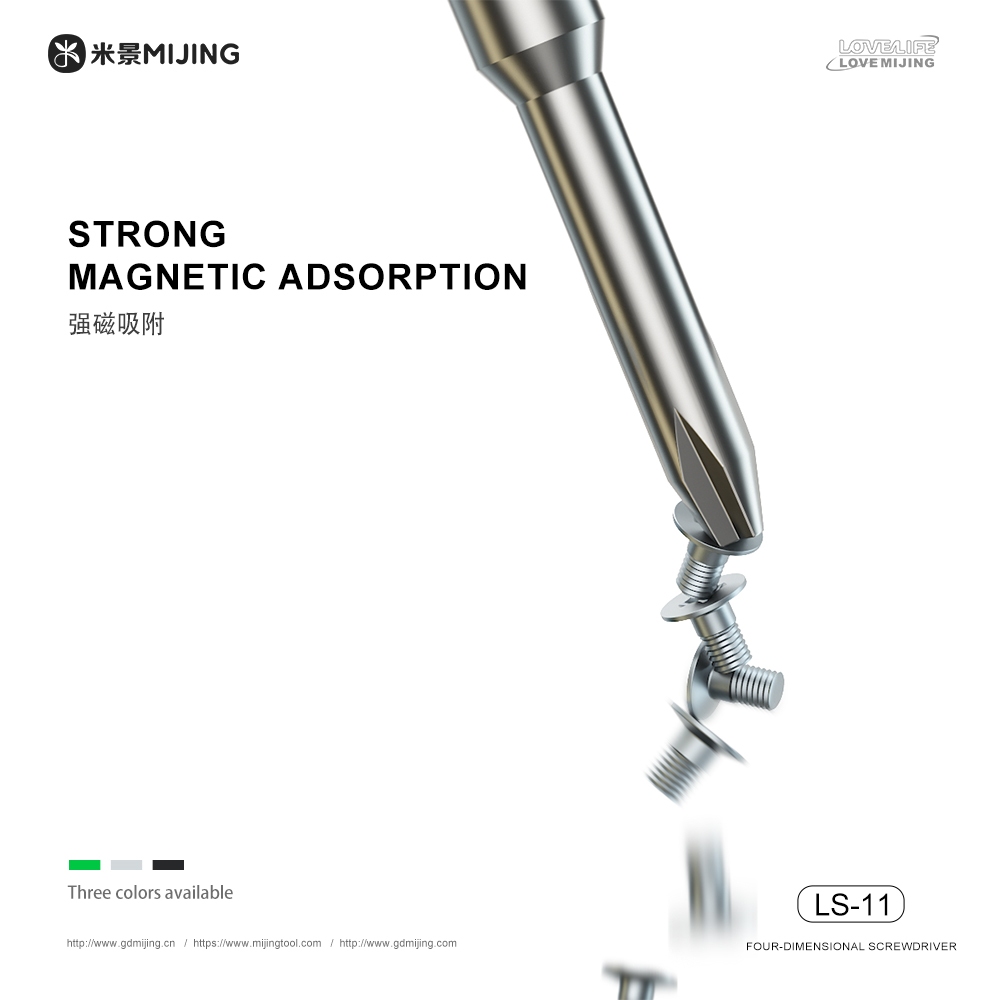 MIJING LS-11 5-in-1 Four-Dimensional Screwdriver Set for Mobile Phone / Computer Disassemble Repair - Image 6