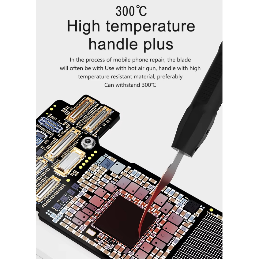MaAnt M075 5-in-1 One-Piece Return Pry Knife Kit for Motherboard IC Chip Repair - Image 8