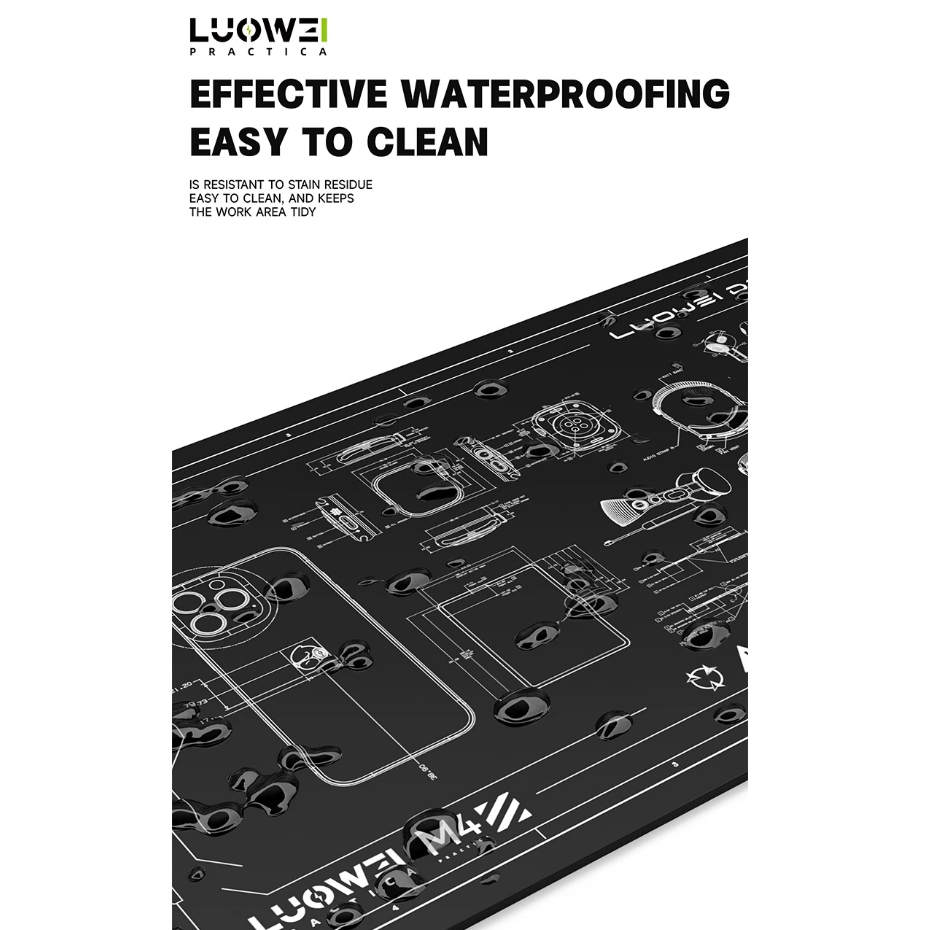 LUOWEI LW-M4 15.6-inch High-Temperature Resistant Insulation Silicone Repair Pad - Image 6