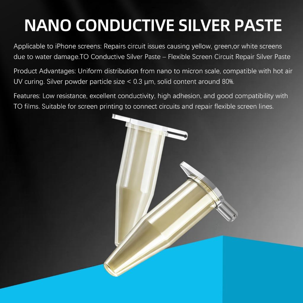 MaAnt M100 Fly Wire Conductive Silver Paste for Mobile Phone ITO Conductive Flexible Screen Repair - Image 6
