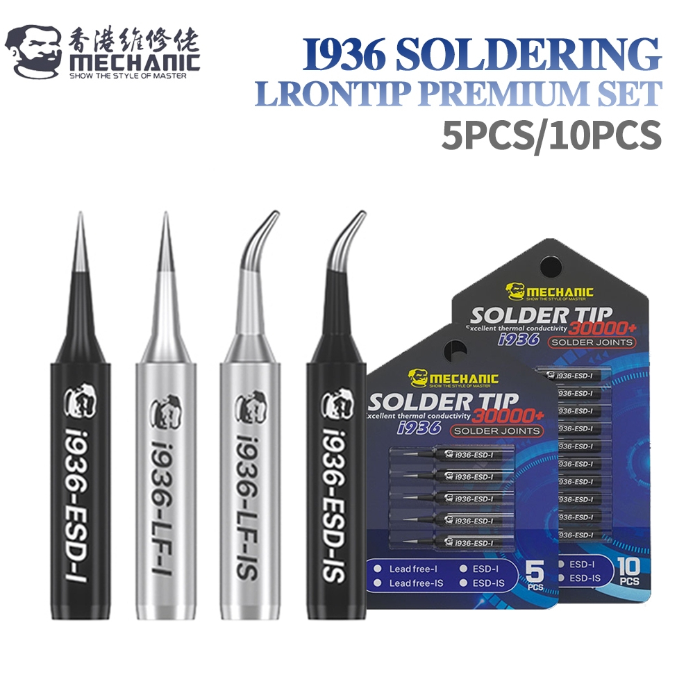 MECHANIC i936 Lead-Free / Anti-Static Thermostatic Soldering Iron Tip