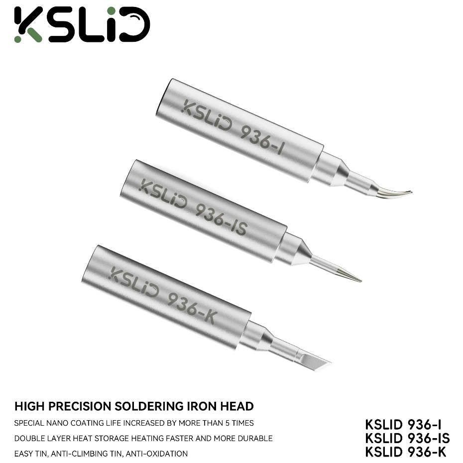KSLID 936 Series Universal Soldering Iron Tips Lead Free Solder Tips