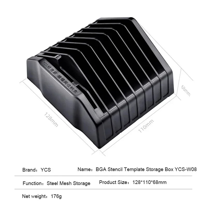 YCS YCS-W08 BGA Reballing Stencil Storage Box - Image 7
