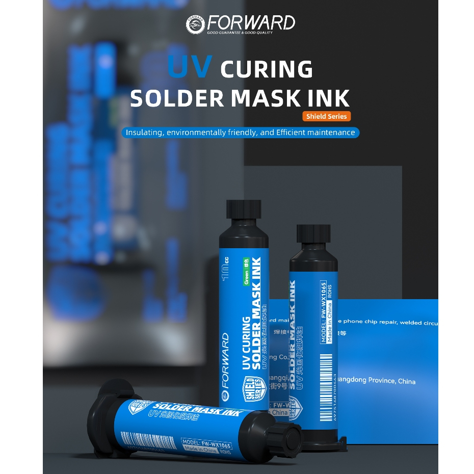 FORWARD UV Curing Solder Mask Ink [ Green ] - 10cc