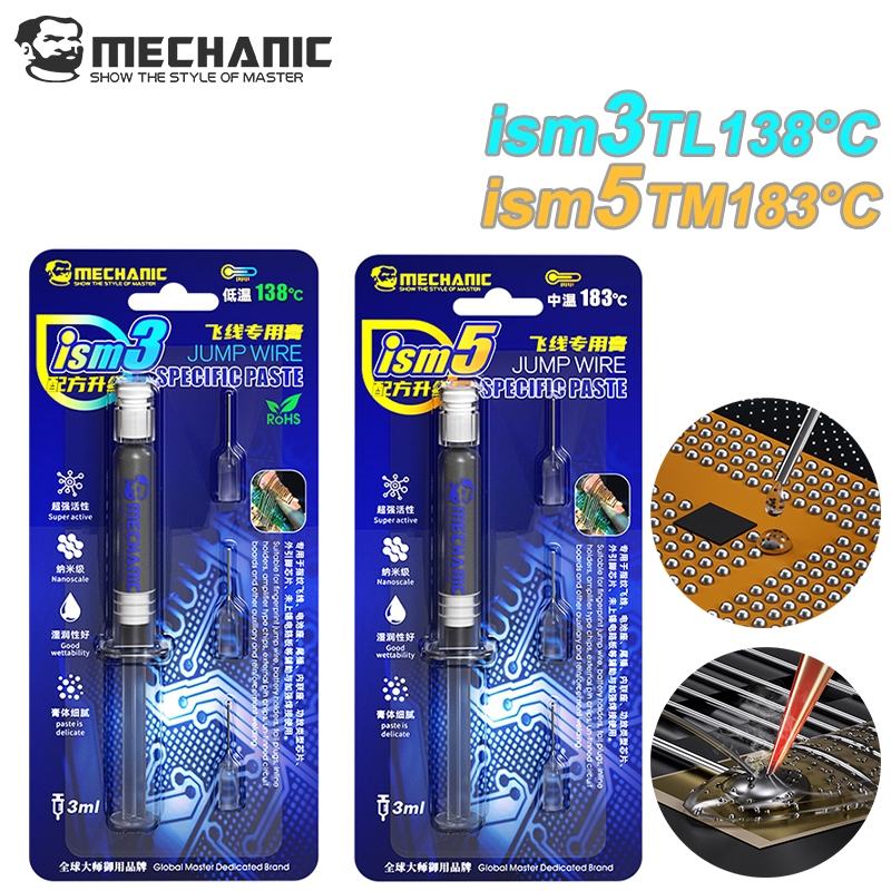 MECHANIC iSm3 / iSm5 Special Jumper Wire Solder Paste for PCB Repair - 3ML