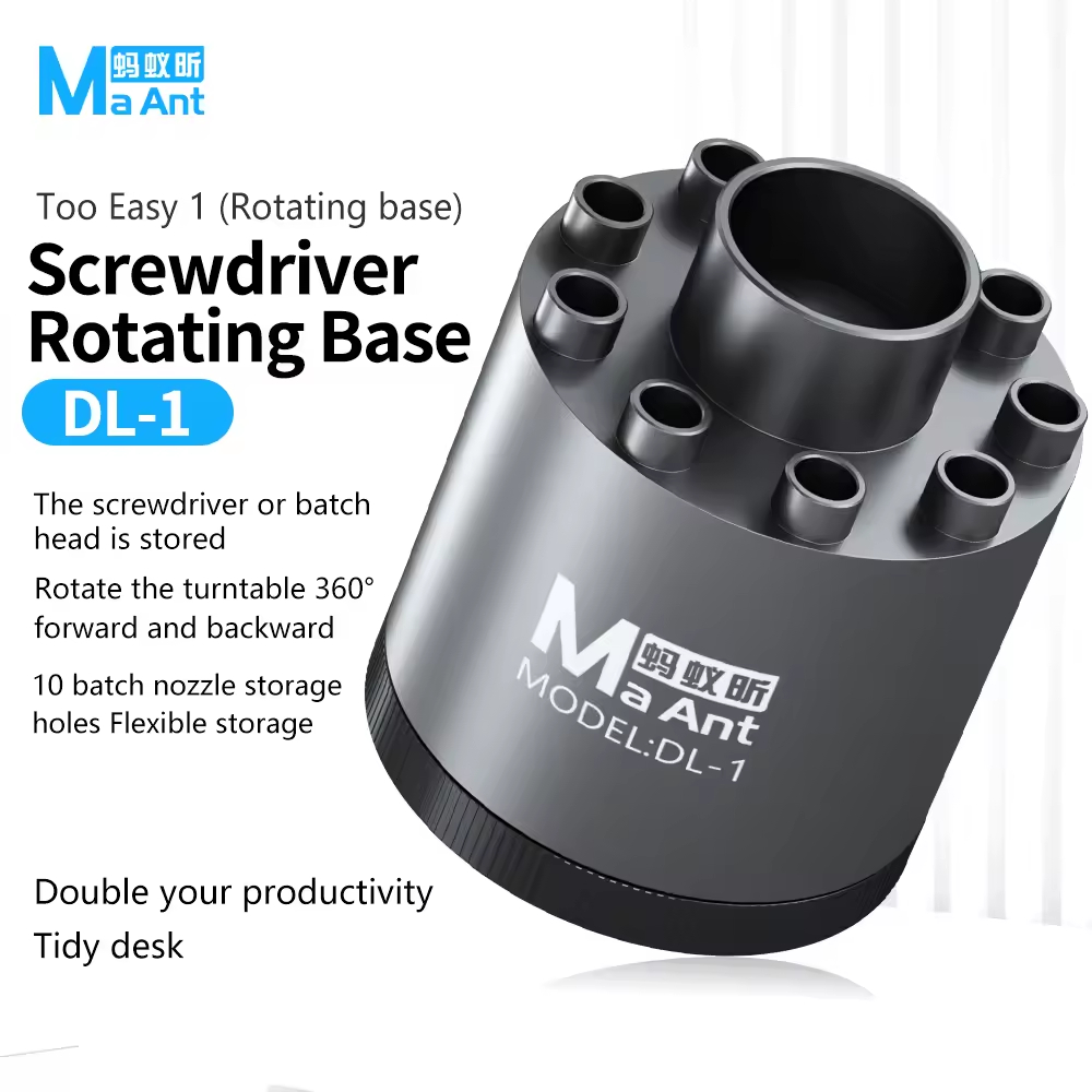 MaAnt DL-1 10-Hole 360 Degree Screwdriver Rotation Storage Base