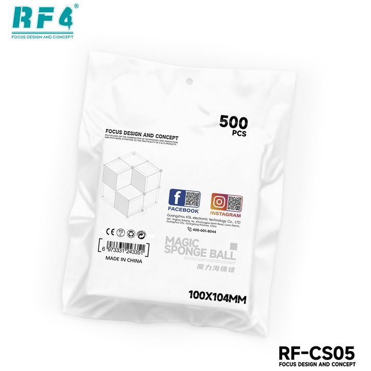 RF4 RF-CS05 Nanoscale Magic Sponge Balls - 500PCS - Image 3