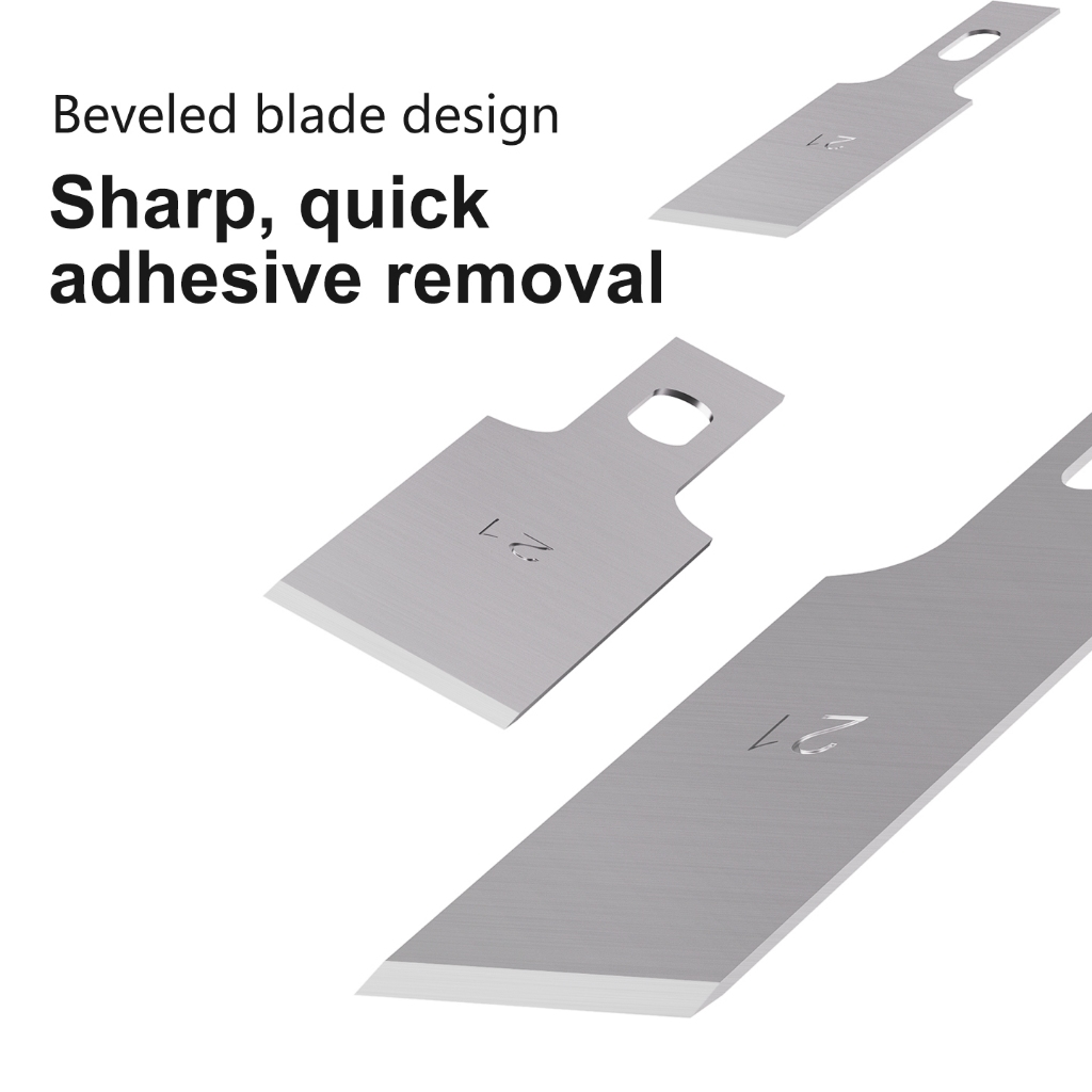 MaAnt 21T Mobile Phone Motherboard / IC / Rear Cover Glass Spade Degumming Blades - 10Pcs - Image 3