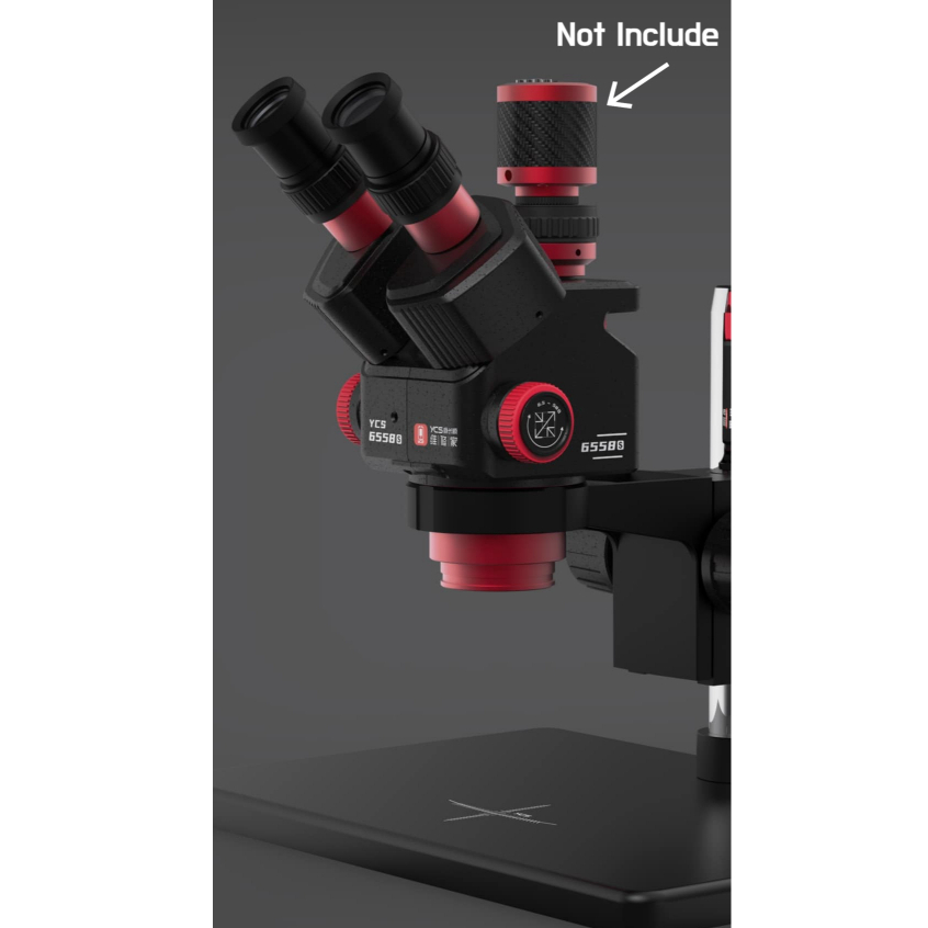 YCS-6558S 6.5X-58X Rotation Trinocular Stereo Zoom Microscope - Image 4