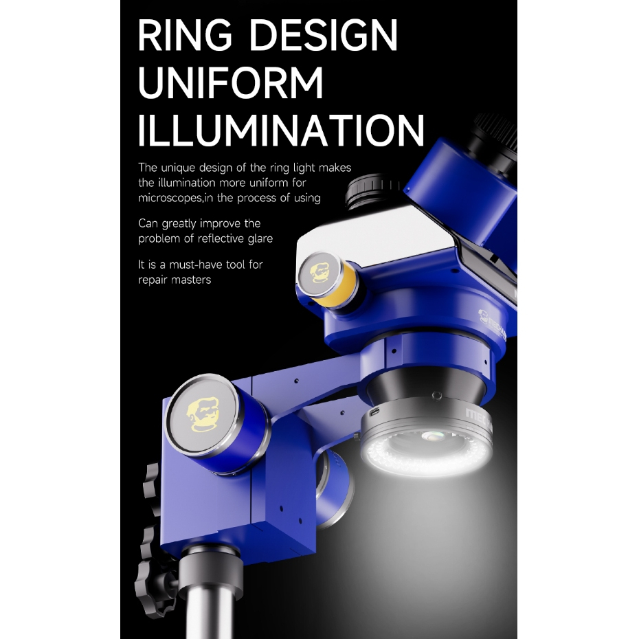 MECHANIC LS360 / LS720+ Dual Polarization Adjustable Microscope Ring Light for Most Microscope - Image 4