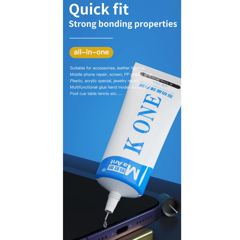 MaAnt K ONE Multi Purpose Super Glue【 Black / White 】( 55ML ) - Image 5