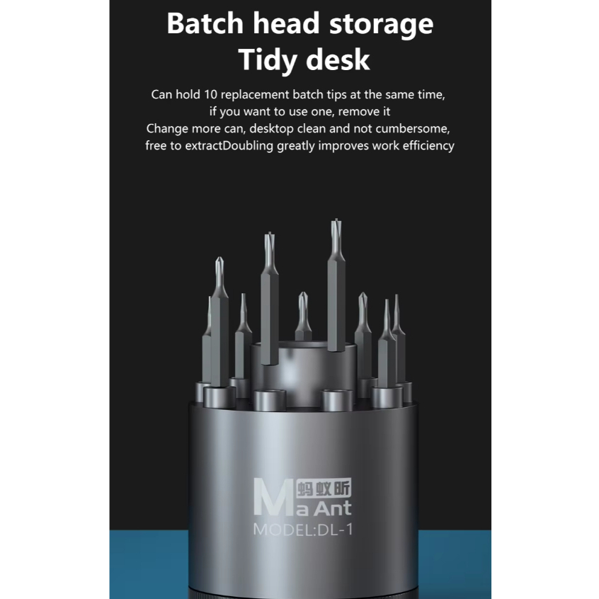 MaAnt DL-1 10-Hole 360 Degree Screwdriver Rotation Storage Base - Image 5