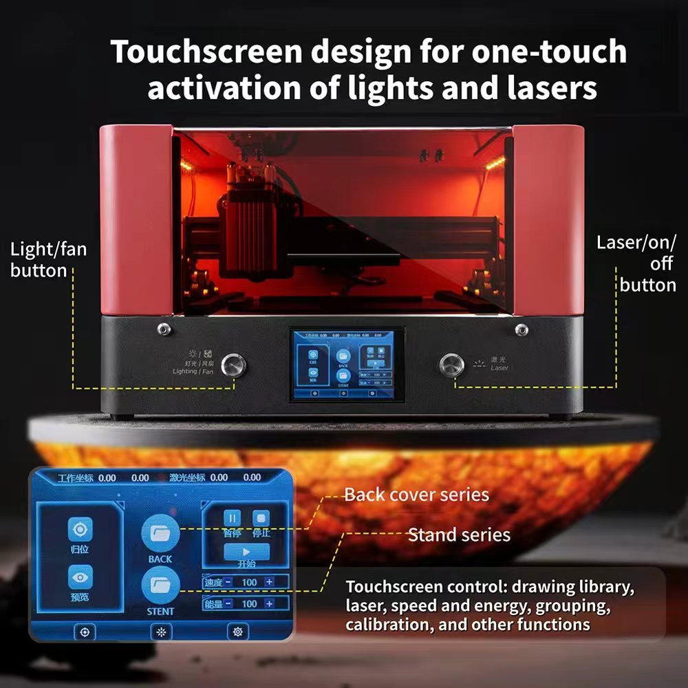 YCS Divine Dragon Mini Laser Machine for Fast Removing Rear Cover & Screen Bracket - Image 6